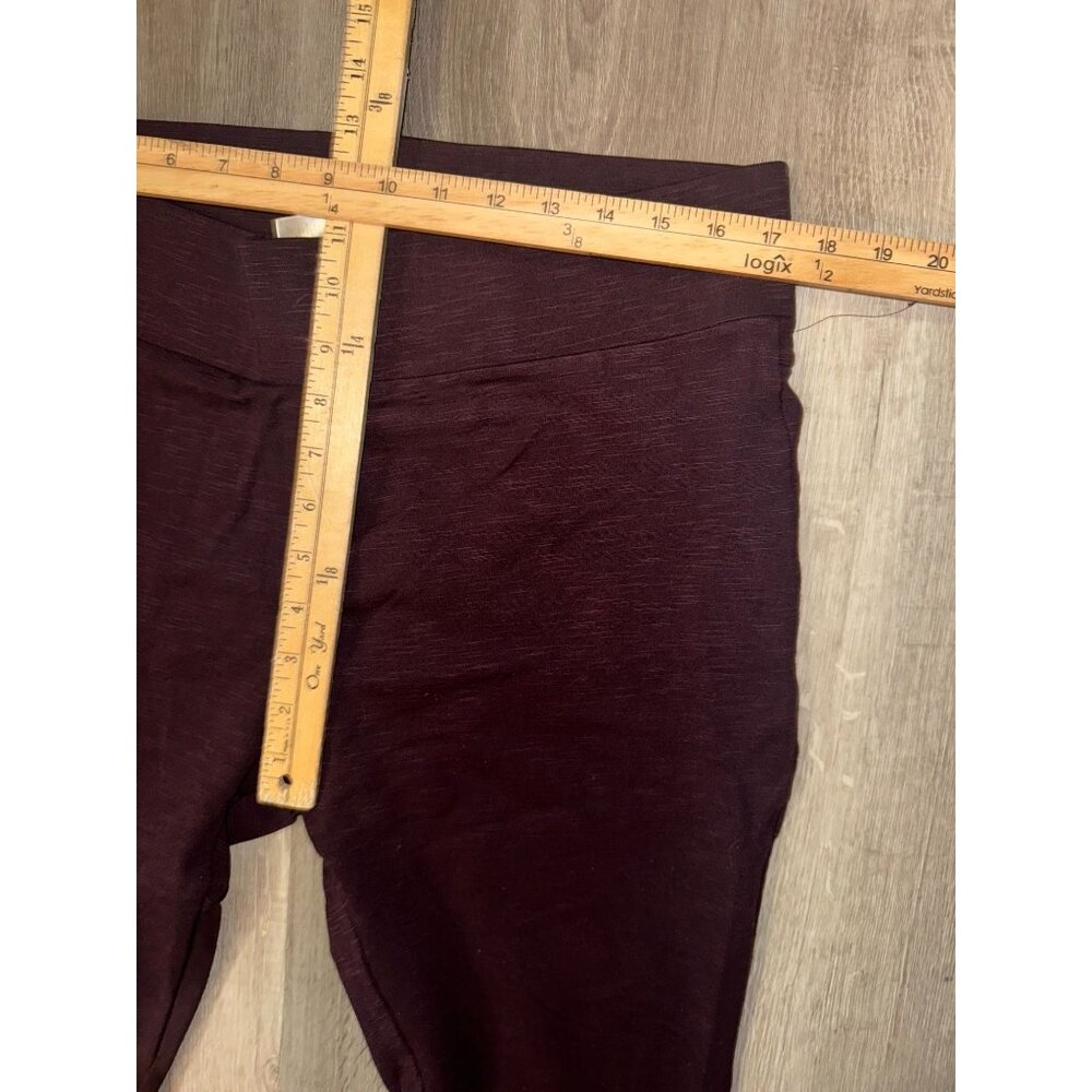 Matty M Womens Burgundy Leggings Size XL - Picture 5 of 6